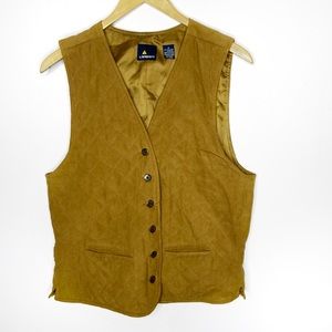 Liz Claiborne Sport Brown Suede Vest